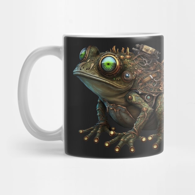 Steampunk Frog by soulfulprintss8